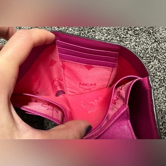 MCM trifold wallet